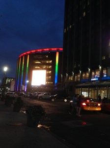 Madison Square Garden in rainbow :)