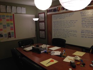 That looks excatly like the writer's room from Mad Men
